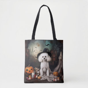 Bichon Frise Pumpkins Halloween Beängstigend Tasche