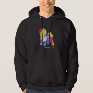 Bichon Frise Puppy Pet Dog Owner Hippy Gefärbte Kr Hoodie
