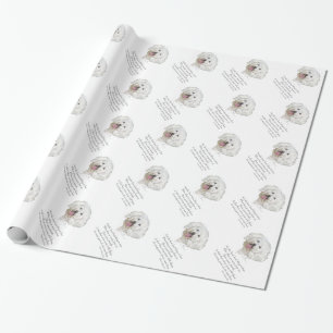 Bichon Frise Regenbogenbrücke Geschenkpapier