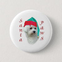 Bichon Frise Santa Paws
