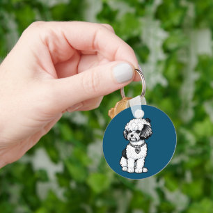 Bichon Frise Schlüsselanhänger