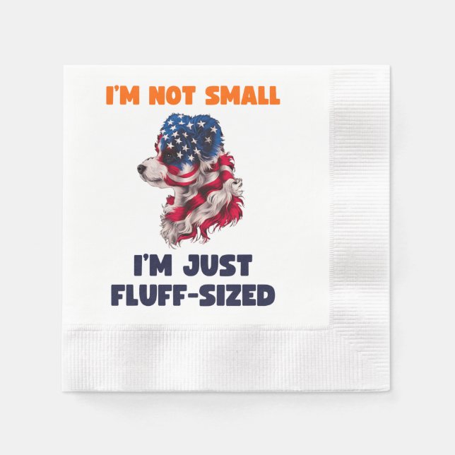 Bichon Frise Serviette (Vorderseite)