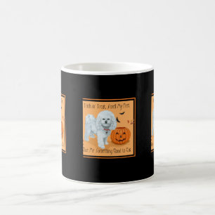 Bichon Frise Süßes oder Saures Kaffeetasse