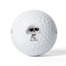 Bichon Frise Theme Golf Balls