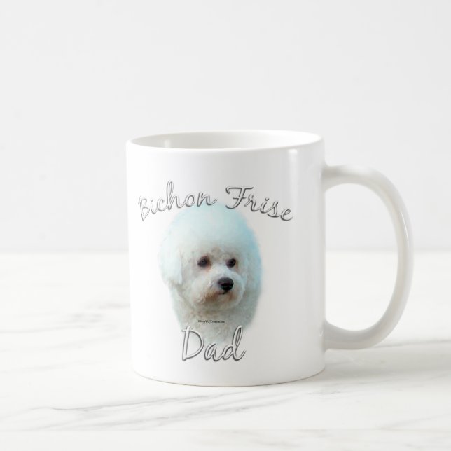 Bichon Frise Vater 2 Kaffeetasse (Rechts)