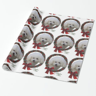 Bichon Frise Weihnachten Geschenkpapier