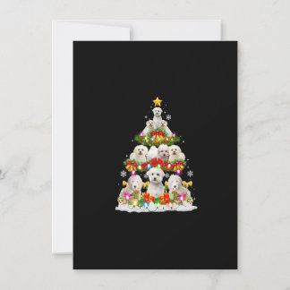 Bichon Frise Weihnachtsbaum Dekoration Weihnachten Einladung
