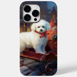 Bichon Frise Weihnachtsfeier Case-Mate iPhone 14 Pro Max Hülle