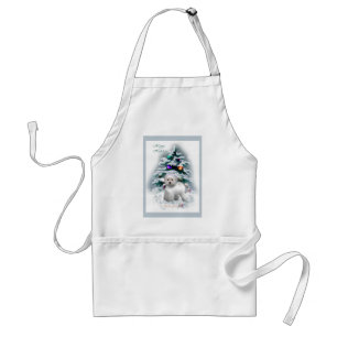 Bichon Frise Weihnachtsgeschenke Schürze