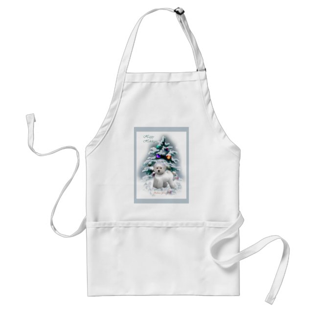 Bichon Frise Weihnachtsgeschenke Schürze (Vorne)
