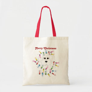 Bichon Frise WeihnachtsTaschen-Tasche Tragetasche