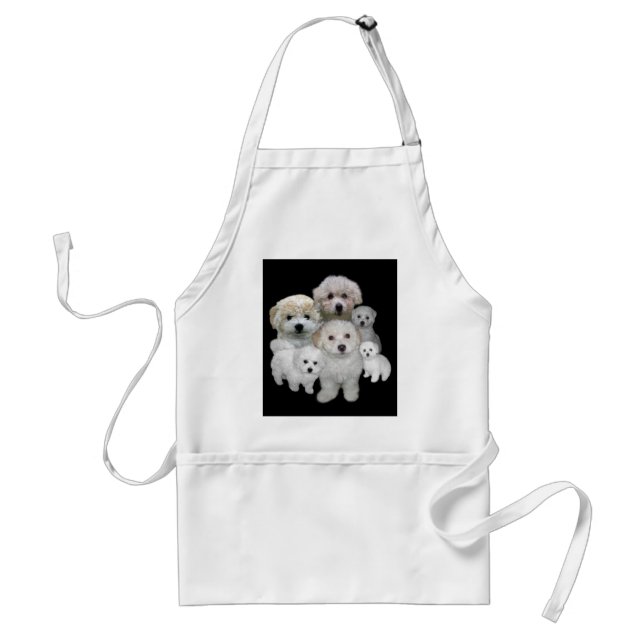 Bichon Frise Welpen-Schürze Schürze (Vorne)