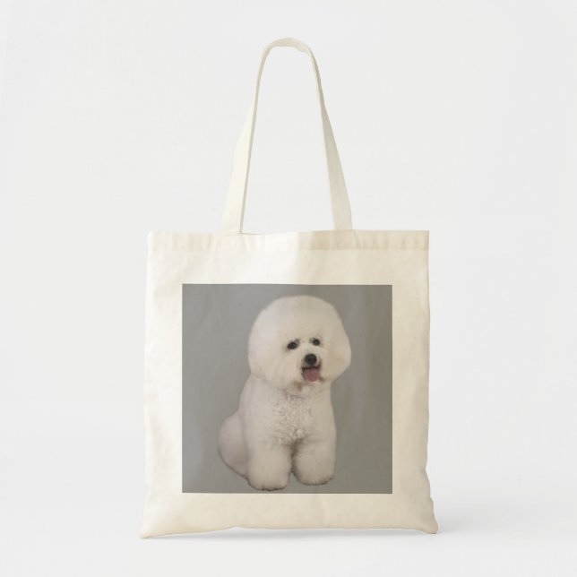 Bichon Frise wertvolle Taschen-Tasche Tragetasche (Vorne)
