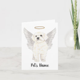 Bichon Havanese Maltesisches Beileid Memorial Karte