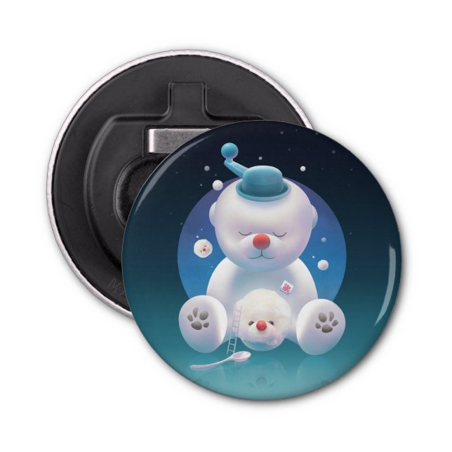 Bichon Ice Shaver Dreamland Flaschenöffner (Vorderseite)