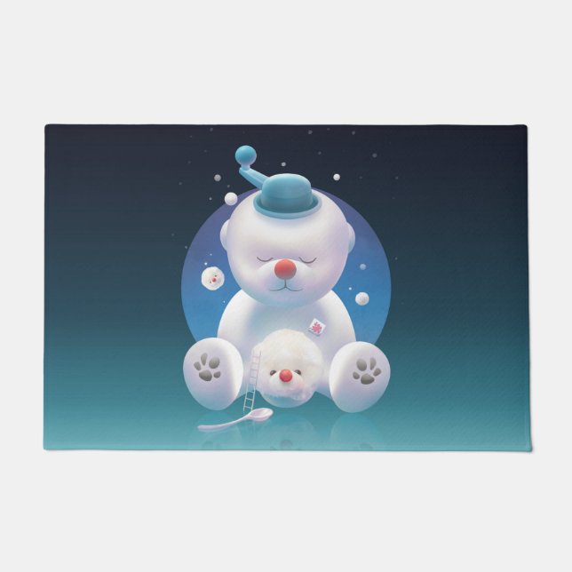 Bichon Ice Shaver Dreamland Fußmatte (Vorderseite)