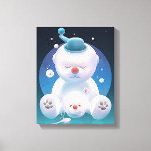 Bichon Ice Shaver Dreamland Leinwanddruck