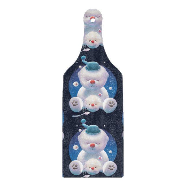 Bichon Ice Shaver Dreamland Schneidebrett (Vorderseite)