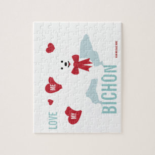 Bichon Liebhaber-Puzzlespiel