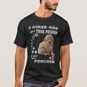 Bichon Poodle Dog Mama, Bichon Poo Vater Kostüm, T-Shirt