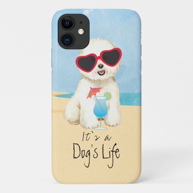 Bichon-Sommerbrand Case-Mate iPhone Hülle (Rückseite)
