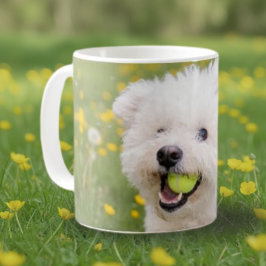 Bichon und Ball Löwenzahntage Kaffeetasse