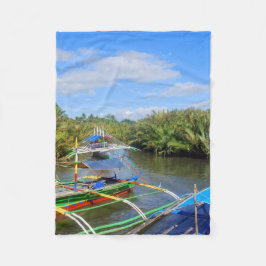 Bicol auf den Philippinen Fleecedecke