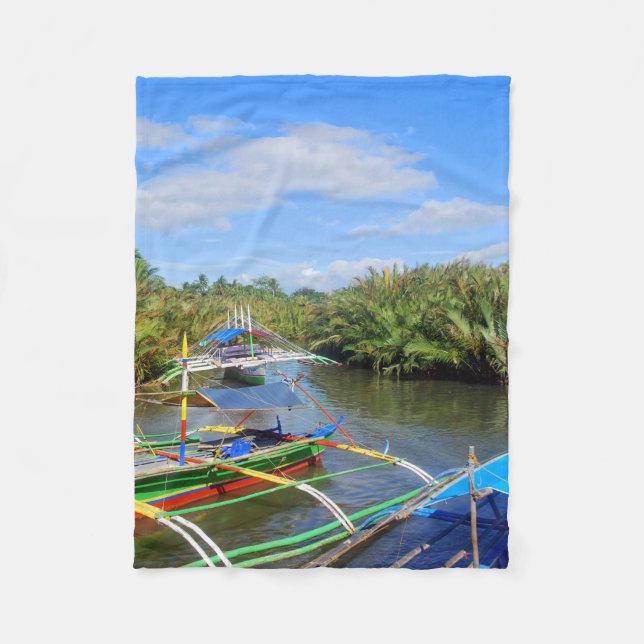 Bicol auf den Philippinen Fleecedecke (Vorderseite)