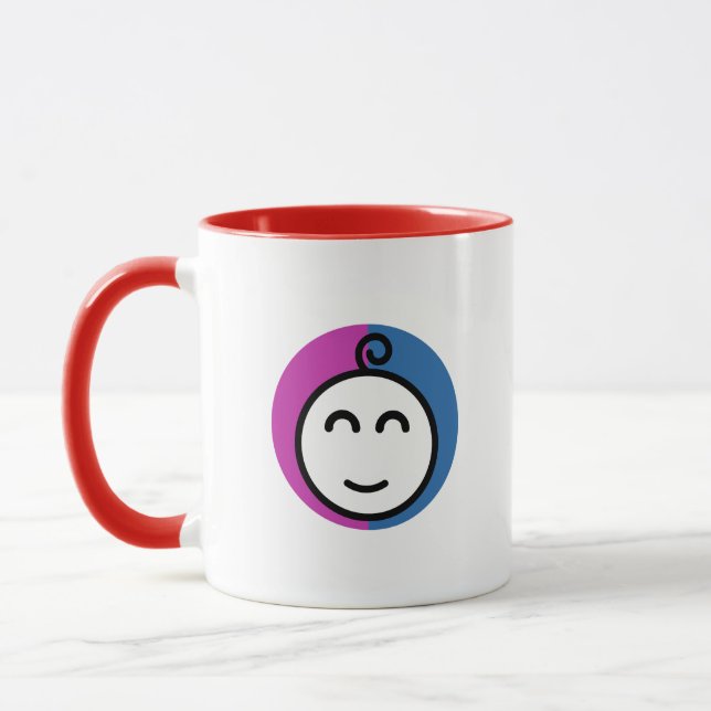 Bicolor-Becher Tasse (Links)