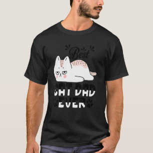 Bicolor-Katzendaddy Bester Kitzivater Aller Zeite T-Shirt
