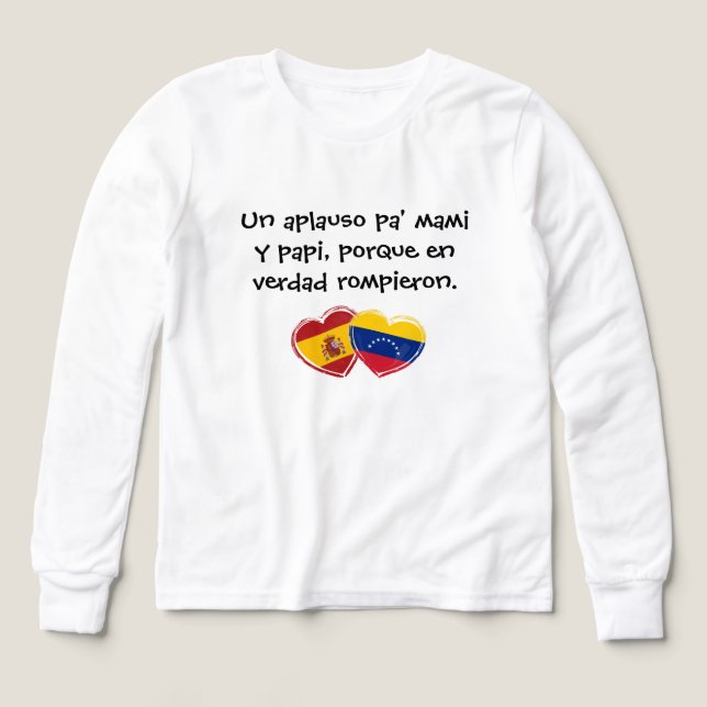 bicultural “Un aplauso pa’ mami y papi” (Design Vorderseite)