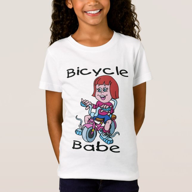 Bicycle Babe T - Shirt (Vorderseite)