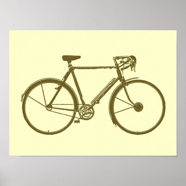bicycle = bike = biking . nice poster (Vorne)