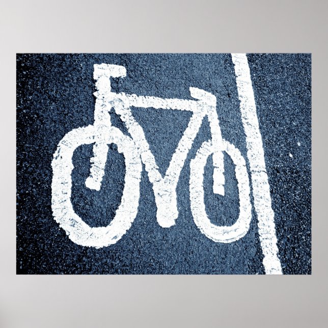 Bicycle Lane Poster (Vorne)