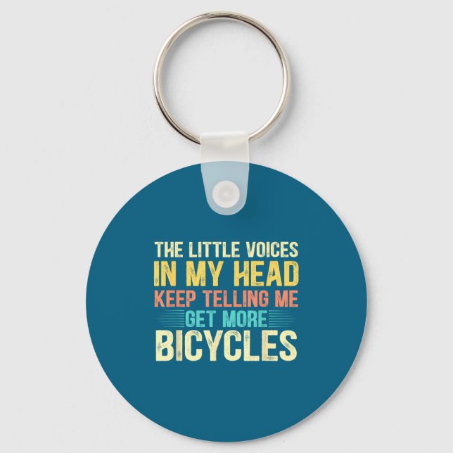 Bicycle Lover Funny Quote Cycling Humor  Schlüsselanhänger (Vorderseite)