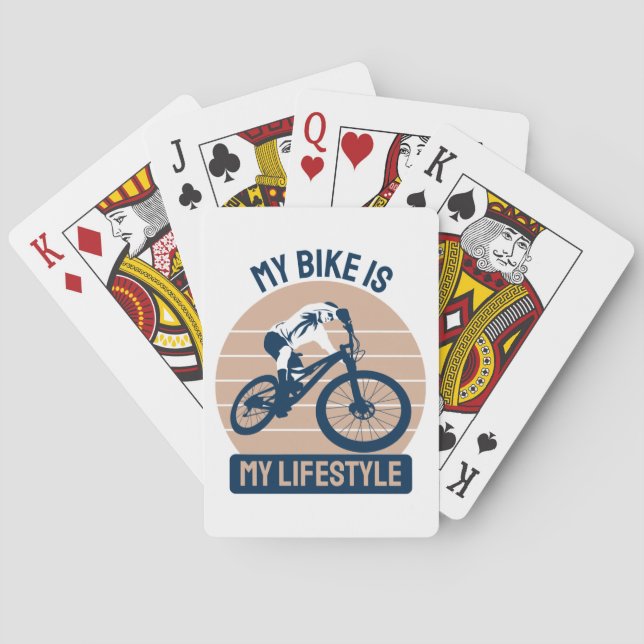 Bicycle Lover - My Bike Is My Lifestyle Spielkarten (Rückseite)