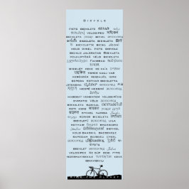 Bicycle Poster