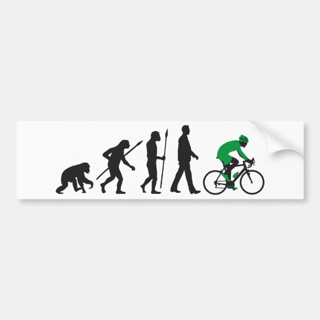 bicycle racing evolution autoaufkleber (Vorne)