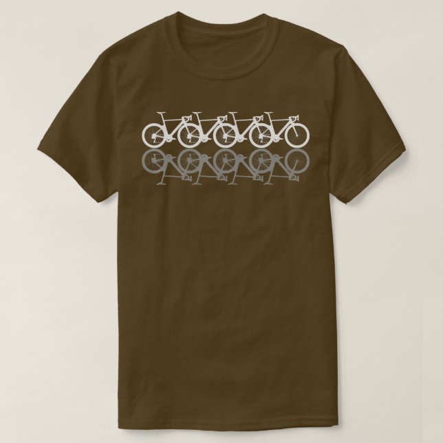 Bicycle Road Bike Racing Retro Cycling Cyclist Gif T-Shirt (Design vorne)