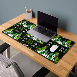 Bicycle Themed Print Schreibtischunterlage