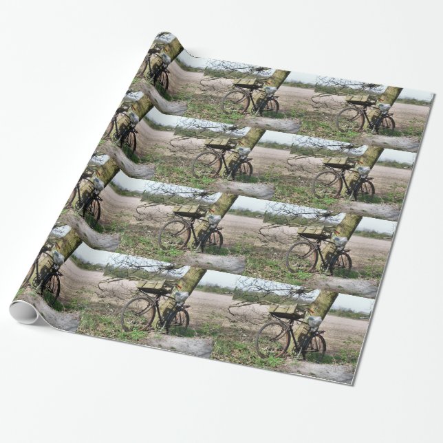 BICYCLES GESCHENKPAPIER (Ungerollt)