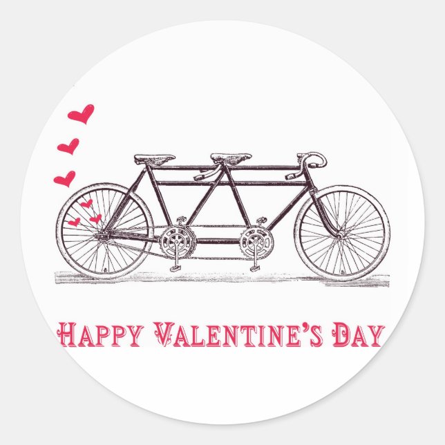 Bicyclette construite pour deux Stickers Saint Val (Devant)