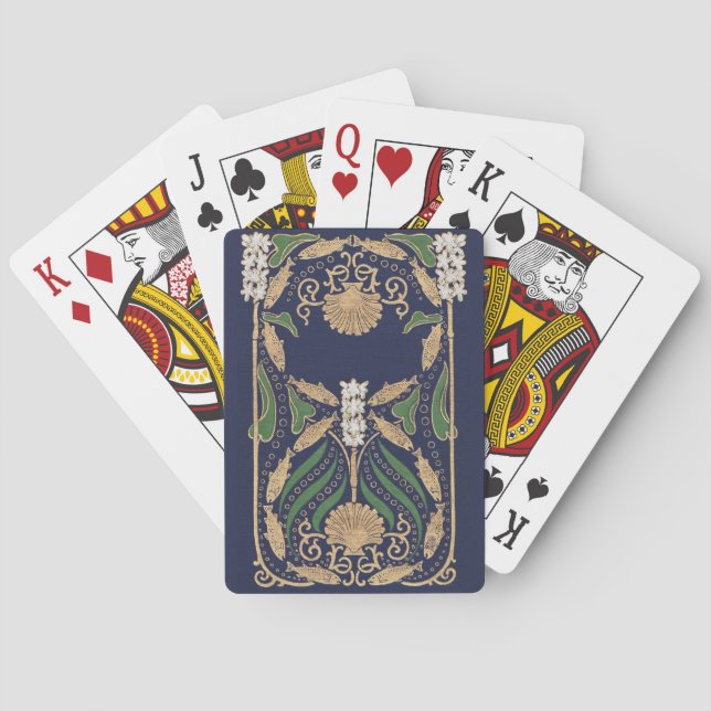 Bicyclette sous-marine Cartes de jeu (dos)