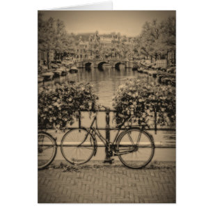 Bicyclettes et canaux - Amsterdam classique