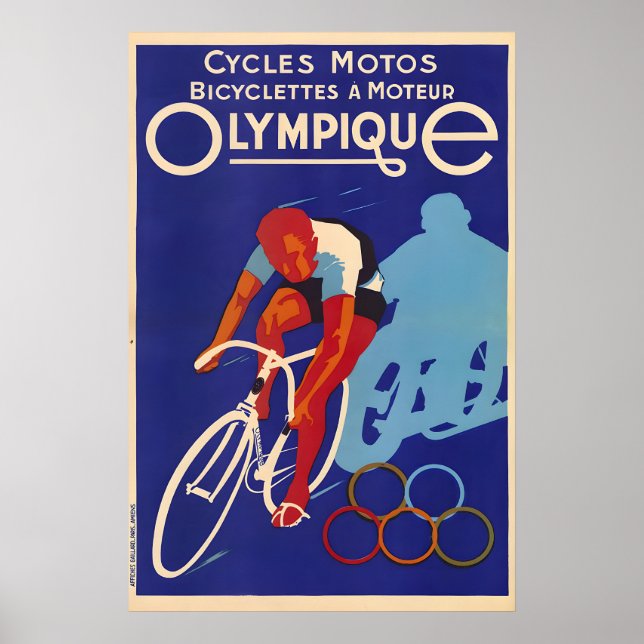 Bicyclettes Olympique Poster (Devant)