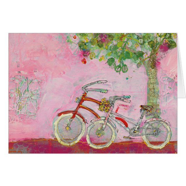 Bicyclettes roses (Devant horizontal)