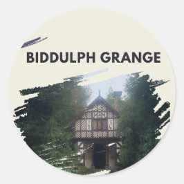Biddulph Grange Runder Aufkleber