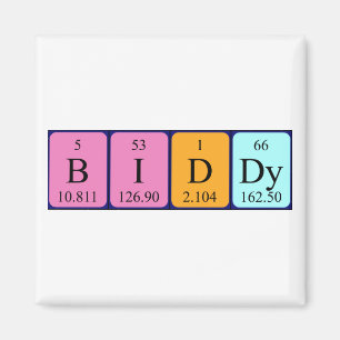 Biddy Periodenmagnet Magnet