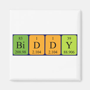Biddy Periodenmagnet Magnet