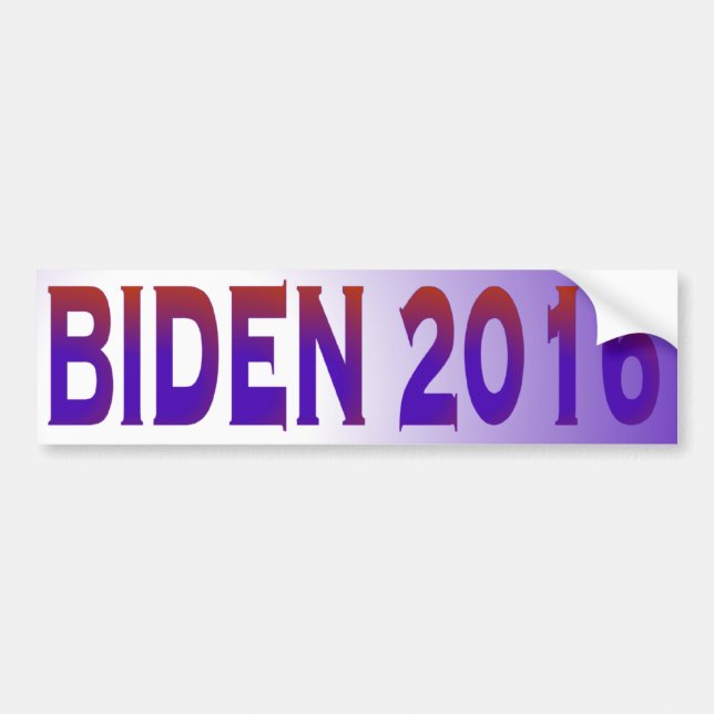 Biden 2016 autoaufkleber (Vorne)